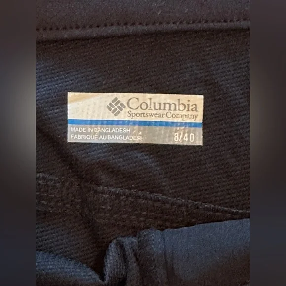 Columbia Black Cargo Pants with Technical Fabric - Picture 4 of 6